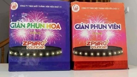 Mua bán pháo hoa của Nhà máy Z121 và Tổng Công ty GAET tại các cửa hàng điểm kinh doanh không được cấp phép là vi phạm pháp luật