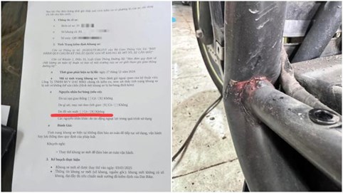 Người dùng phản ánh xe Dat Bike đi chưa được một năm đã gỉ, nứt khung sườn; hãng thay lại mới nhưng không có số khung
