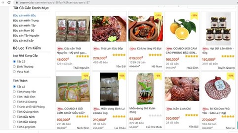 Đầu tư vào tiêu thụ nông sản trên sàn thương mại điện tử