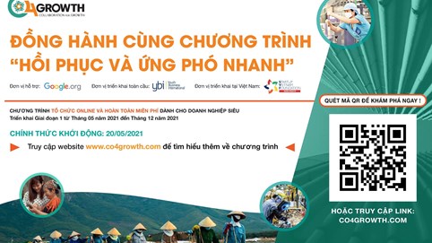 Hỗ trợ bởi Google.org, Startup Vietnam Foundation đồng hành cùng chương trình “Hồi phục và ứng phó nhanh” cho doanh nghiệp Việt