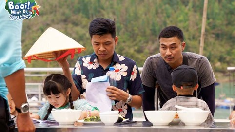 Bố ơi mình đi đâu thế? 2025 tập 1: Trung Ruồi gặp “khó” vì con gái sợ bẩn, Neko Lê “toát mồ hôi” khi hai con chọn ở nhà thuyền