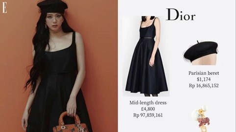 Dior lấy cảm hứng thiết kế bộ sưu tập Thu Đông từ Jisoo BlackBlink, giá bán một set đồ lên đến 300 triệu đồng