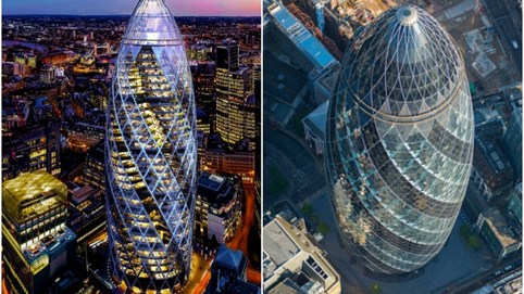 Những công trình "lóa mắt thế giới": Tòa tháp lấy cảm hứng thiết kế từ... quả dưa chuột, khiến người xem loá mắt vì quá nhiều kính