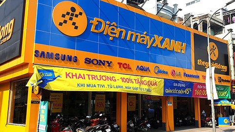 Doanh thu tháng 5 của Thế giới Di động và Điện Máy Xanh giảm 27%