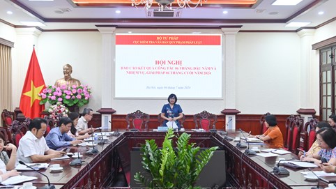 Tăng cường công tác phối hợp với bộ, ngành trong việc kiểm tra, rà soát văn bản pháp luật