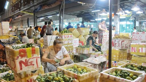 Tạm dừng hoạt động chợ đầu mối nông sản Thủ Đức kể từ 8h sáng nay