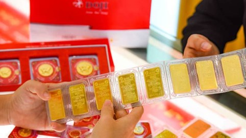 Giá vàng về gần mốc 58 triệu đồng
