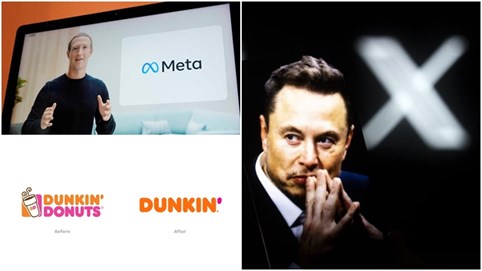 Trước Twitter, nhiều công ty lớn đã đổi tên thương hiệu và logo đại diện