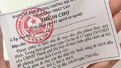 Hà Nội chuẩn bị triển khai phát phiếu đi chợ toàn thành phố