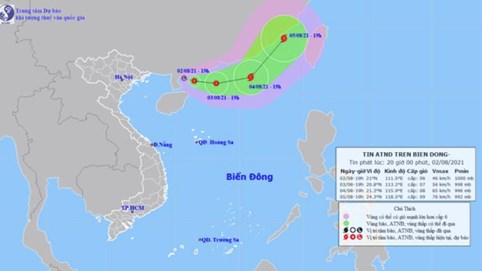 Áp thấp nhiệt đới hình thành trên Biển Đông, khả năng mạnh lên thành bão trong 2 ngày tới