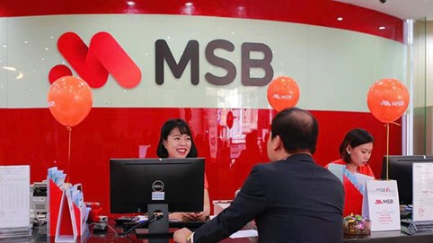 MSB sắp phát hành 352,5 triệu cổ phiếu, tăng vốn lên hơn 15.200 tỷ đồng