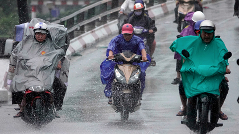 Thời tiết ngày 1/9: Bắc Bộ nhiều mây, Nam Bộ mưa vừa mưa to vào chiều tối