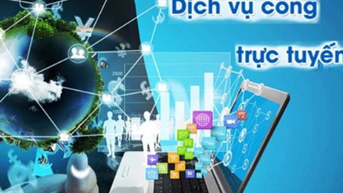 Dịch vụ công trực tuyến: "1 mục tiêu", "2 trụ cột", "3 đột phá", "4 không", "5 đẩy mạnh, tăng cường"