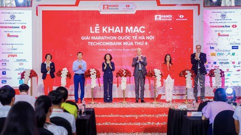 Giải Marathon Quốc tế Hà Nội Techcombank mùa thứ 4: Giảy chạy biểu trưng của Thủ đô, kết nối cộng đồng, tôn vinh giá trị di sản - văn hóa