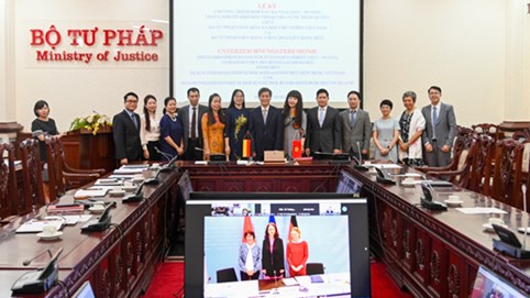 Việt Nam - Đức: Ký kết chương trình hợp tác đối thoại nhà nước pháp quyền giai đoạn 2022 - 2025
