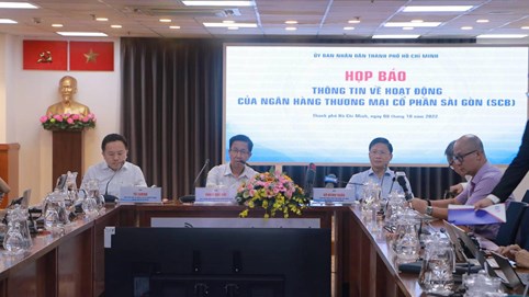 Họp báo về hoạt động SCB: Đại diện Ngân hàng Nhà nước chi nhánh TP HCM cho biết SCB đang hoạt động bình thường, ổn định