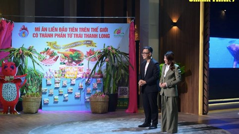 'Cơn bão' Mỳ tôm Thanh Long bùng nổ deal triệu USD trên sóng Shark Tank sau viral mạng xã hội 