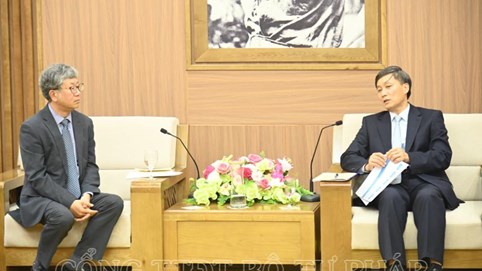 Bộ Tư pháp Việt Nam- KOICA: Tăng cường hợp tác về ứng dụng công nghệ thông tin trong xây dựng pháp luật