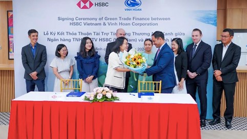 HSBC cấp khoản tín dụng thương mại xanh đầu tiên trong lĩnh vực thủy sản của Việt Nam
