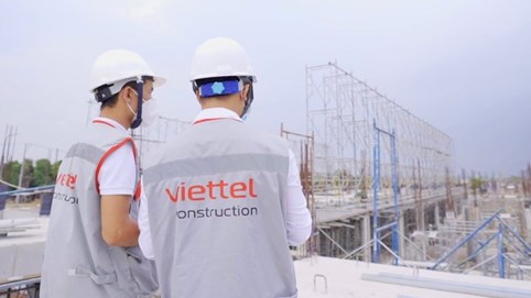 Lãi tháng 10/2024 của Viettel Construction (VTR) 'đi lùi' 
