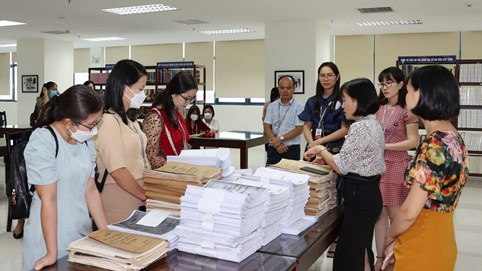 Định mức kinh tế - kỹ thuật chỉnh lý tài liệu nền giấy