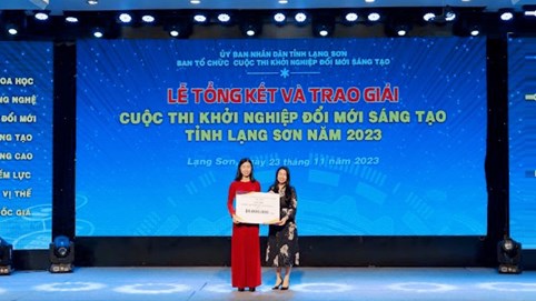 Công ty Tư vấn đầu tư và Xúc tiến thương mại Thu Minh ghi dấu ấn tại Cuộc thi khởi nghiệp đổi mới sáng tạo tỉnh Lạng Sơn năm 2023