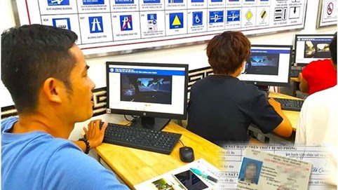 Kiểm tra kiến thức pháp luật trật tự, an toàn giao thông đường bộ để phục hồi điểm giấy phép lái xe