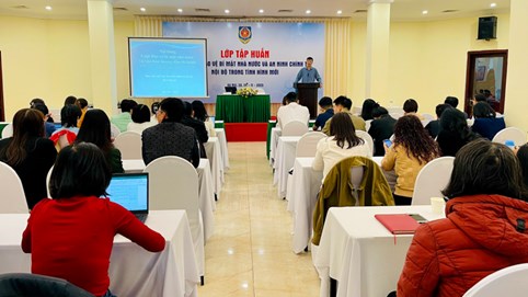 Bộ Tư pháp tổ chức tập huấn về công tác bảo vệ bí mật nhà nước, an ninh chính trị nội bộ