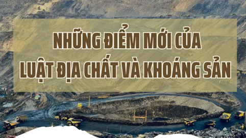 Các điểm mới của Luật Địa chất và khoáng sản