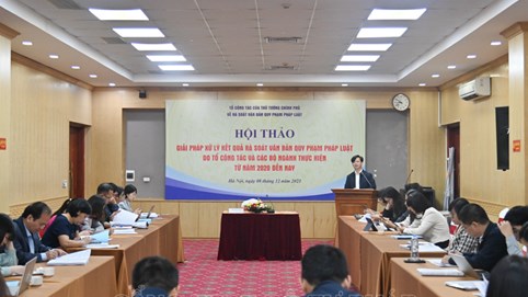 Nâng cao hiệu quả công tác xử lý kết quả rà soát văn bản quy phạm pháp luật