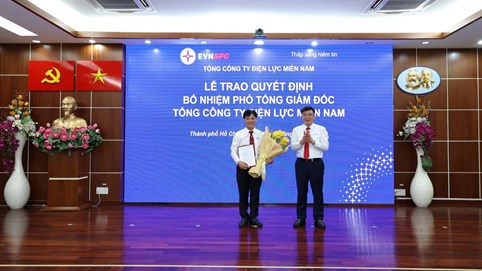 Tổng Công ty Điện lực miền Nam (EVNSPC) có 2 Phó Tổng Giám đốc mới