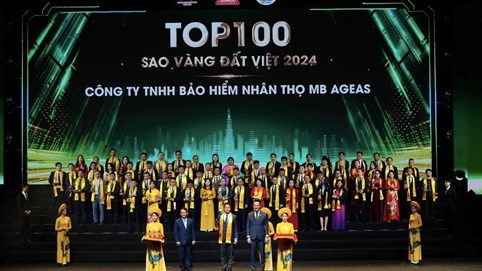 MB Ageas Life lọt Top 100 Giải thưởng Sao Vàng Đất Việt 2024