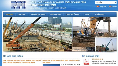 Nhóm cổ đông Công ty Đầu tư và Phát triển Dự án Hạ tầng Thái Bình Dương (PPI) đề nghị họp Đại hội cổ đông bất thường