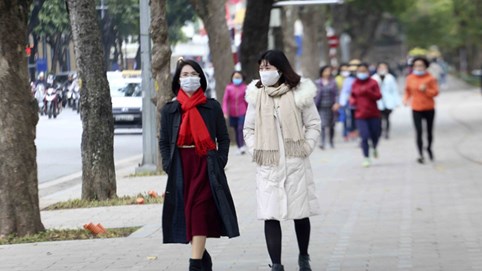 Thời tiết ngày 25/1: Bắc Bộ rét về đêm và sáng sớm, trưa chiều hửng nắng