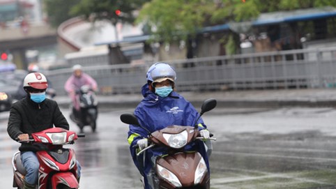 Thời tiết ngày 13/2: Bắc Bộ mưa rào và dông, trời rét đậm 