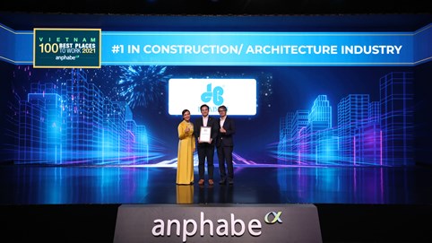 Hòa Bình đứng số 1 ngành xây dựng kiến trúc trong Top 100 Nơi làm việc tốt nhất Việt Nam 