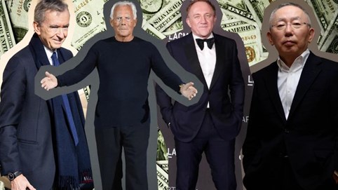 15 tỷ phú ngành thời trang giàu nhất thế giới, người đứng đầu sở hữu khối tài sản 183 tỷ USD