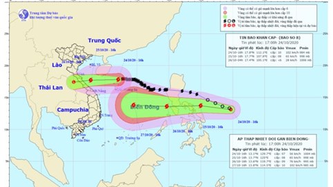 Bão chồng bão đổ bộ vào miền Trung 