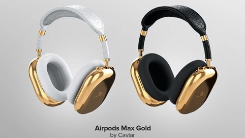 AirPods Max phiên bản ‘vàng nguyên chất’ giá siêu đắt