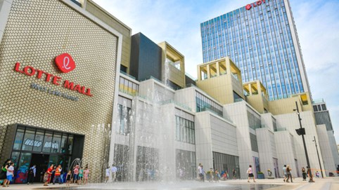 Lotte Mall Tây Hồ lỗ hàng trăm tỷ, nhưng Việt Nam vẫn là 'điểm sáng' doanh thu của Lotte Shopping