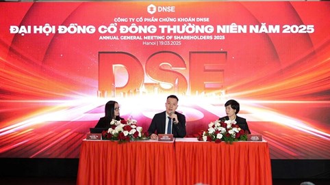 ĐHĐCĐ 2025: Chứng khoán DNSE (DSE) đặt mục tiêu lãi tăng 44%, sẽ tạm ứng cổ tức 7% năm 2025