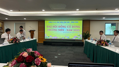 ĐHĐCĐ 2025 Thủy điện Vĩnh Sơn - Sông Hinh (VSH): Quý 1 khởi sắc, sản lượng điện tăng 32%
