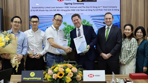 HSBC cấp vốn cho Thế Giới Di Động thông qua tín dụng thương mại bền vững