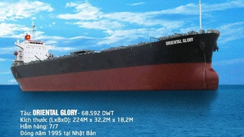 Vốn chủ sở hữu âm hơn 5.200 tỷ, chủ tàu Oriental Glory bị Agribank siết nợ