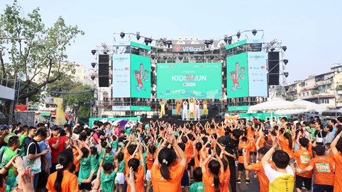Vui hết mình với đường đua Mastercard Kids Run 2024