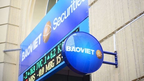 Chứng khoán Bảo Việt (BVS) chốt ngày trả cổ tức 8% bằng tiền, 9 tháng hoàn thành kế hoạch lợi nhuận