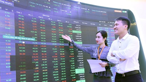 Chứng khoán 8/12: Cổ phiếu chứng khoán đua nhau tăng trần, VN-Index tăng hơn 9 điểm