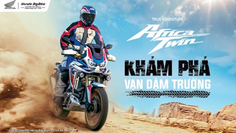 Honda Việt Nam chính thức giới thiệu mẫu xe Africa Twin thế hệ 2023 mới