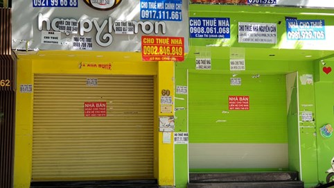 Không chấp nhận bị ép giá, nhiều chủ nhà bỏ trống mặt bằng cho thuê