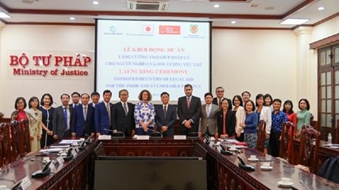 Khởi động dự án “Tăng cường trợ giúp pháp lý cho người nghèo và đối tượng yếu thế”